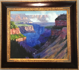 Edward Henry Potthast "LOOKING ACROSS THE GRAND CANYON"