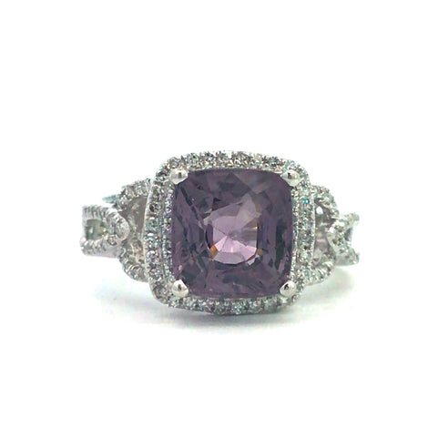 Natural Purple Spinel ring
