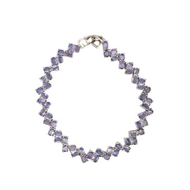 Lavender Tanzanite Bracelet in Sterling Silver