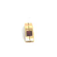 Modern gold Garnet pendent