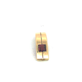 Modern gold Garnet pendent