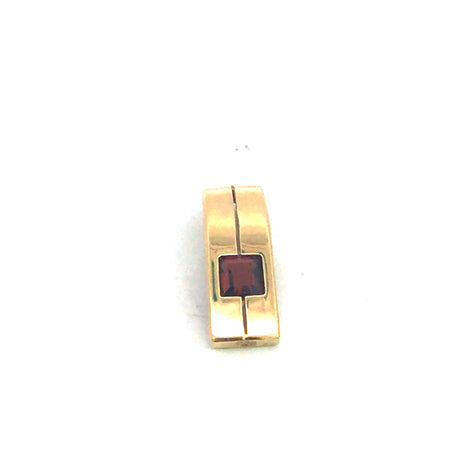 Modern gold Garnet pendent