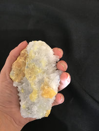 Sulphur and Celestine Crystal