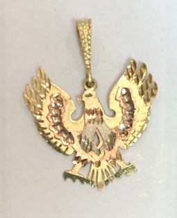 Gold Eagle Pendant