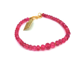 Rubellite Tourmaline Bracelet
