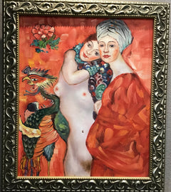 Gustav Klimt (Reproduction) THE FRIENDS
